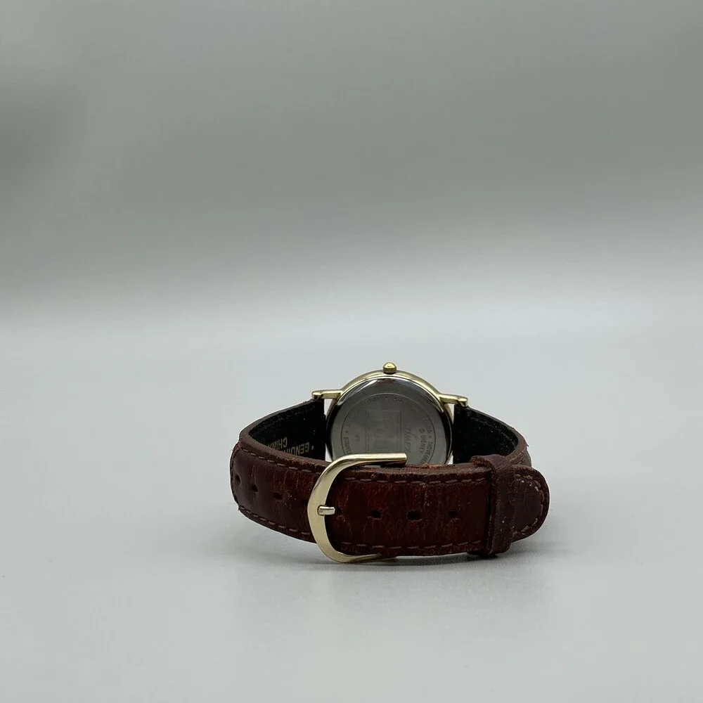 Vintage Timex Disney Pooh Tigger Women Watch 33mm Winnie the Pooh Brown Leather